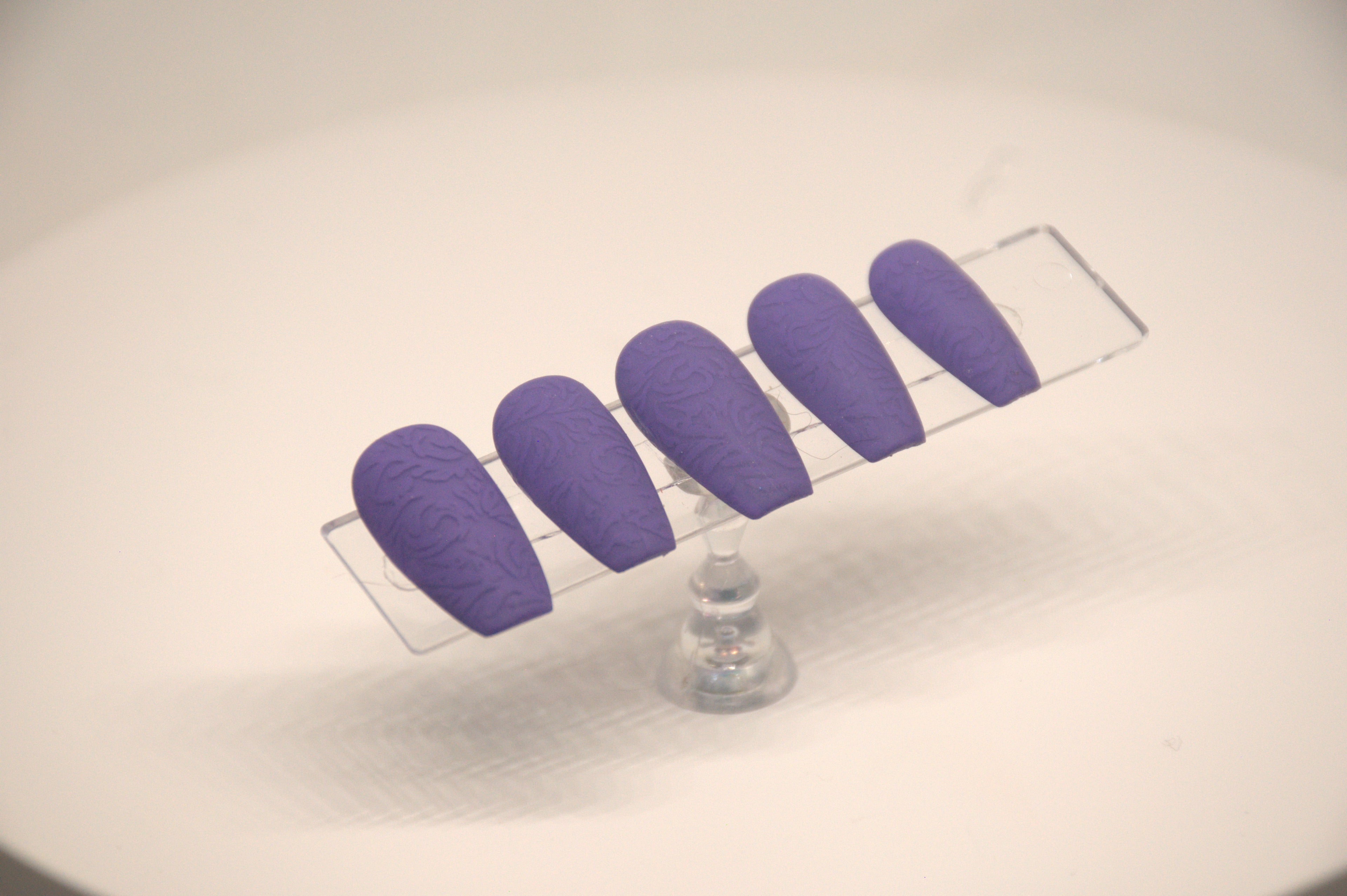 Purple Layered Wisps